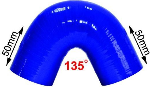 Silicone bend Φ57 135dgrs Thickness 5mm