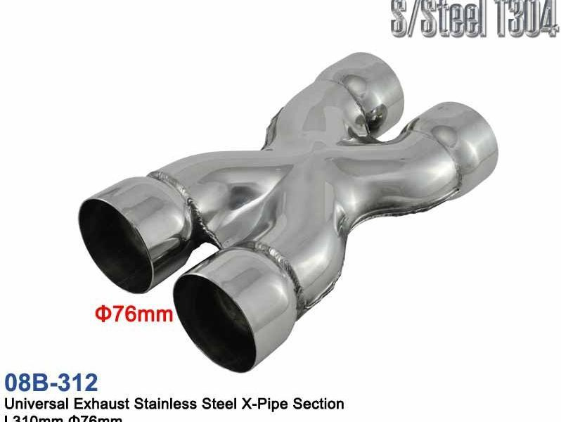 X-pipe D-76 L-310 stainless
