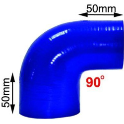 Silicone bend reducer Φ76-Φ63.5 90dgrs Thickness 5mm