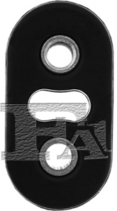  laikiklis, išmetimo sistema