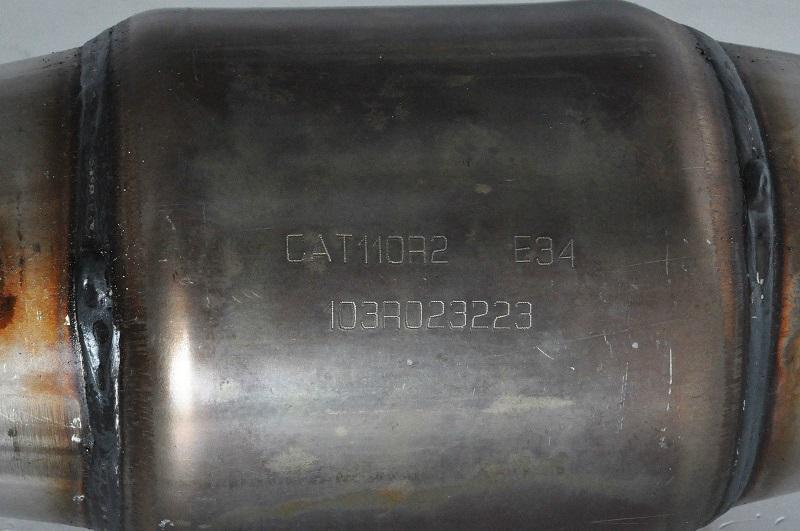 Metallic Catalyst Φ114 L300 Φ63.5 200cpsi Euro4