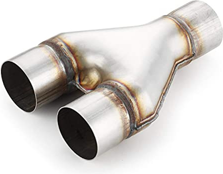 Stainless steel connector Y-PIPE 55mm 2,25