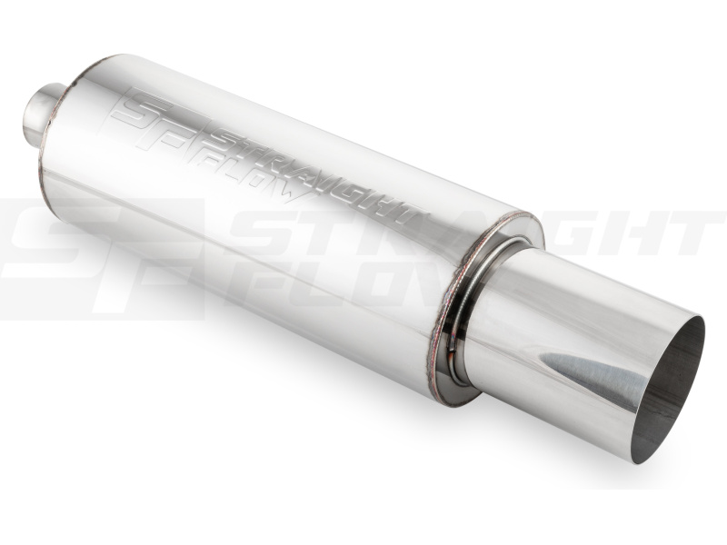 N1 STRAIGHTFLOW MUFFLER L-350 IN-60 D-101+SILENCER