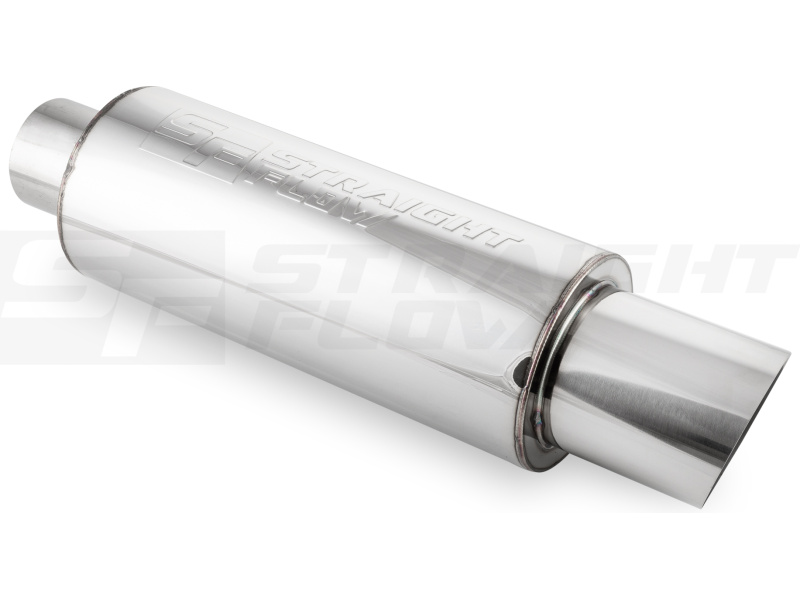 N1 STRAIGHTFLOW MUFFLER L-350 IN-76 D-101+SILENCER