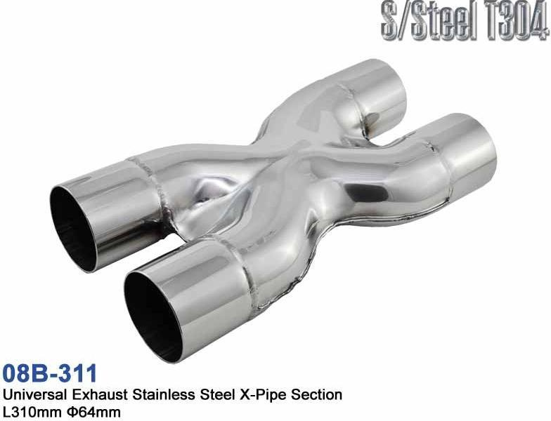 X-pipe D-64 L-310 stainless