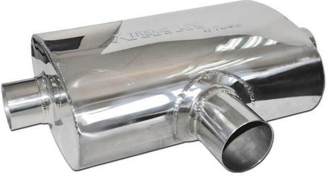 Muffler universal oval 210x125 L300 In - 60mm