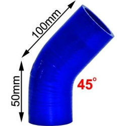 Silicone bend Φ10 45dgrs Thickness 5mm